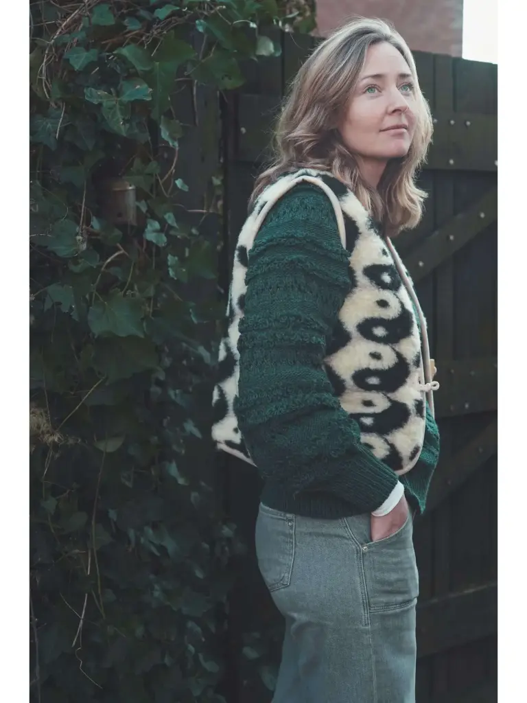 Gilet en laine - Adulte - Yin Yang court