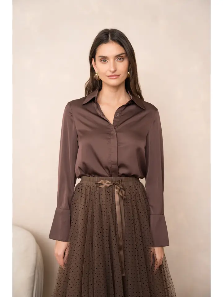 Chemise Léa en satin