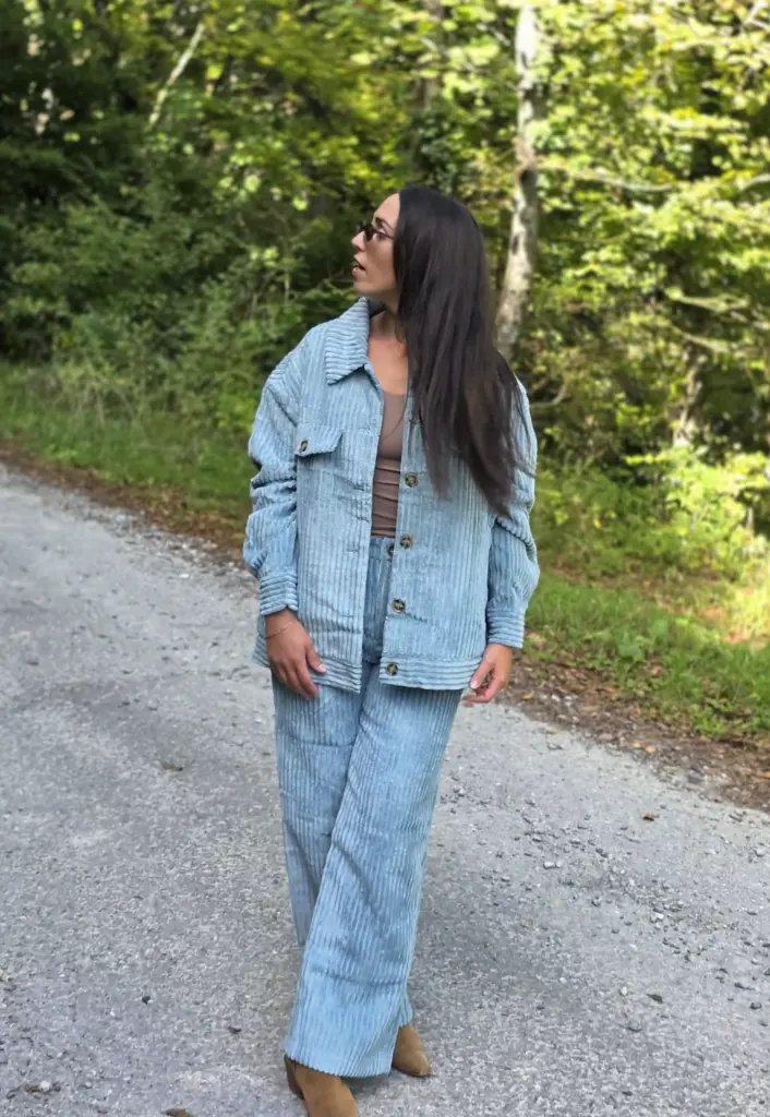 VESTE EN VELOURS COTELÉ (S)