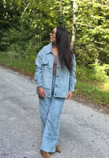 VESTE EN VELOURS COTELÉ